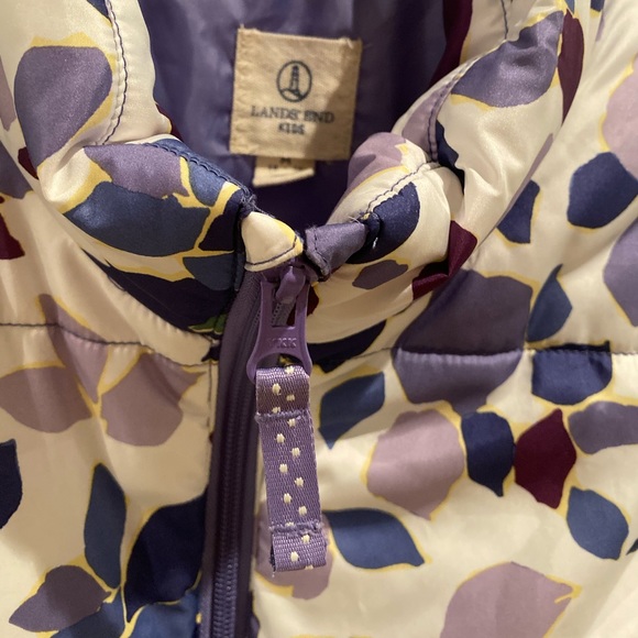 Lands’ End Girls Floral Vest Size M (10-12) - Picture 5 of 6